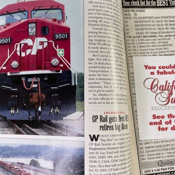 Trains Magazine Railroading Enthusiast December 1995 Vol 55 No 12 u Ontarios L - Picture 7 of 10
